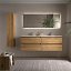Mueble de baño Bequia suspendido 4 cajones 160 cm roble áfrica de Salgar